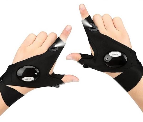 Guantes con luz LED. ENVÍO GRATIS!!