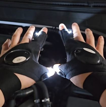 Guantes con luz LED. ENVÍO GRATIS!!